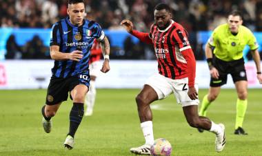 MILAN SE LO DIO VUELTA AL INTER Y OBTUVO LA SUPERCOPA DE ITALIA