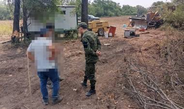 RURALES FRENAN DESMONTE ILEGAL