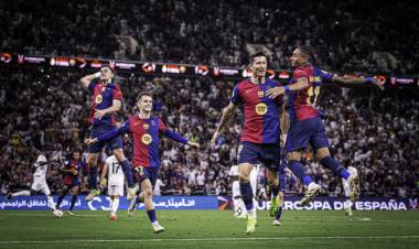 BARCELONA APLASTÓ AL REAL MADRID Y GANÓ LA SUPERCOPA DE ESPAÑA