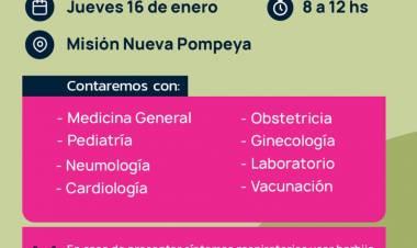 MISIÓN NUEVA POMPEYA RECIBIRÁ EL PRIMER OPERATIVO DE ABORDAJE TERRITORIAL DEL AÑO
