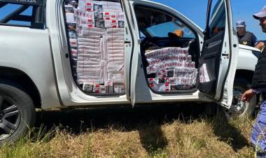 PERSECUSIÓN Y SECUESTRO DE CIGARRILLOS TERMINÓ EN FORMOSA