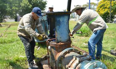 SAMEEP REALIZÓ TAREAS DE MANTENIMIENTO EN LAS CISTERNAS DE VILLA MONONA Y SUR PARA MEJORAR EL SERVICIO DE AGUA POTABLE
