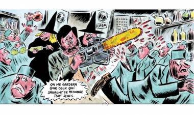 CHARLIE HEBDO Y UNA SÁTIRA SOBRE LA MOTOSIERRA DE MILEI