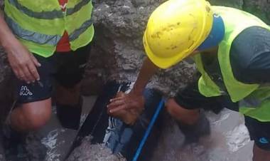 SAMEEP REPARÓ TRAMO DEL ACUEDUCTO COLONIA BENÍTEZ- MARGARITA BELÉN