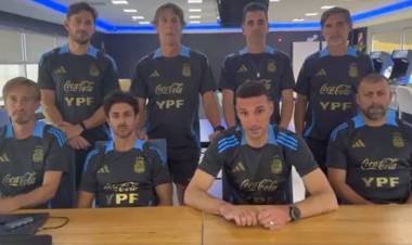 EL VIDEO DE LIONEL SCALONI, JUNTO AL CUERPO TÉCNICO DE LA SELECCIÓN ARGENTINA, ANTE LAS INUNDACIONES EN BAHÍA BLANCA