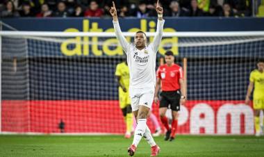 LIGA DE ESPAÑA: REAL MADRID LE GANÓ AL VILLARREAL Y ES PUNTERO