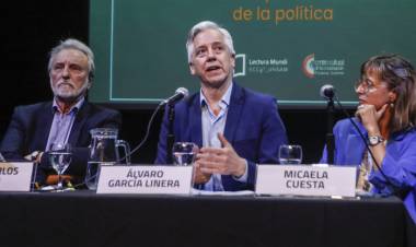 GARCÍA LINERA: "EL PROGRESISMO HOY ESTÁ EN HUELGA DE IDEAS"