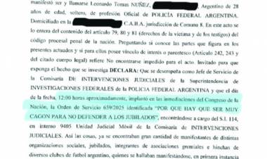 BURLA Y CINISMO EN EL OPERATIVO DE REPRESIÓN