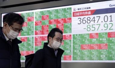 LOS ARANCELES DE TRUMP HACEN DESASTRES EN LAS BOLSAS INTERNACIONALES: EL NIKKEI JAPONÉS SE DESPLOMA CASI UN 9%