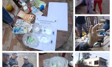 INCAUTAN MÁS DE 60 BOCHITAS DE COCAÍNA EN ALLANAMIENTOS