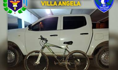 RECUPERAN BICICLETA ROBADA EN VILLA ÁNGELA: FUE VENDIDA A BAJO COSTO A UNA VECINA