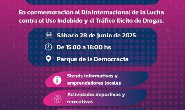 FORTALEZA EN MOVIMIENTO: JORNADA POR EL DÍA INTERNACIONAL DE LA LUCHA CONTRA LAS DROGAS