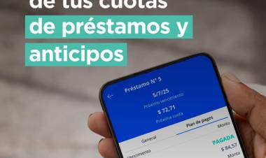 NUEVO BANCO DEL CHACO: DESCUENTO DE CUOTAS POR PRÉSTAMOS Y ANTICIPOS TOMADOS OPORTUNAMENTE