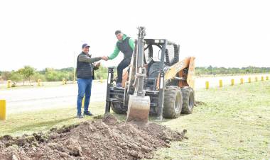 SUPERVISIÓN DE OBRAS EN EL ACCESO NORTE: EL INTENDENTE PAPP VALORÓ LOS AVANCES EN ILUMINACIÓN Y PARQUIZACIÓN