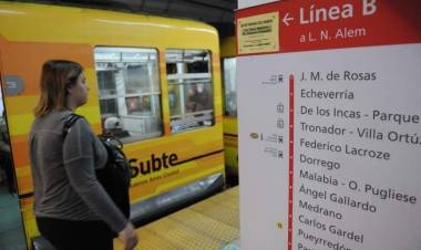 SUBTE B: LIBERARON MOLINETES EN APOYO A LOS TRABAJADORES DEL HOSPITAL GARRAHAN