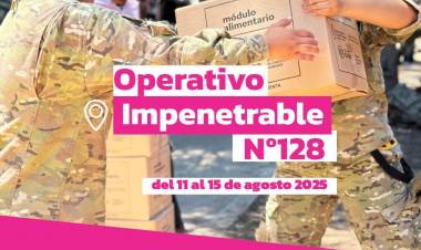 EL IMPENETRABLE: INICIA EL OPERATIVO INTERFLUVIO CHAQUEÑO N° 128 CON ARTICULACIÓN NACIONAL Y PROVINCIAL