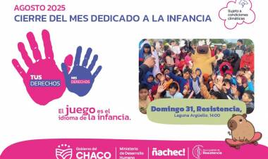 CAMPAÑA “TUS DERECHOS, MIS DERECHOS”: UN DOMINGO DE JUEGOS Y SONRISAS EN RESISTENCIA