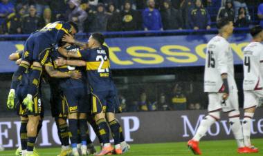 CON GOLES Y CON JUEGO, BOCA SE INSTALÓ EN LO MÁS ALTO