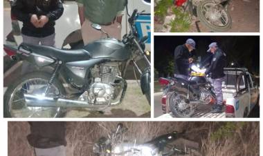 VILLA ÁNGELA: EL RÁPIDO ACCIONAR DE LA POLICÍA PUDIERON RECUPERAR UNA MOTO