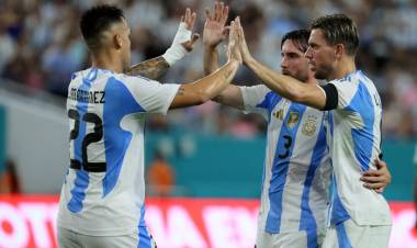 LA SELECCIÓN ARGENTINA, SIN MESSI, VENCIÓ A VENEZUELA EN UN AMISTOSO DE PREPARACIÓN