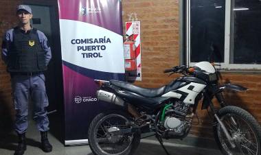 UNA MOTO SECUESTRADA Y UN JOVEN DETENIDO CON PEDIDO DE CAPTURA