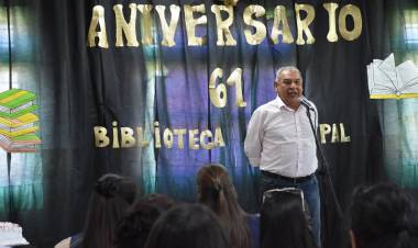 VILLA ÁNGELA: 61° ANIVERSARIO DE LA BIBLIOTECA MUNICIPAL MARCELO DE PHILIPPIS