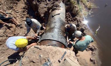 SAMEEP CULMINÓ LA REPARACIÓN DEL PRIMER ACUEDUCTO, RESTABLECIENDO EL BOMBEO HACIA VARIAS LOCALIDADES DEL INTERIOR