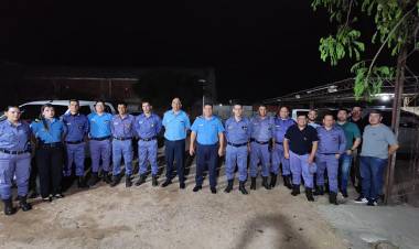 EL MINISTERIO DE SEGURIDAD Y LA CÚPULA POLICIAL FELICITARON A LOS POLICÍAS TRAS LAS ELECCIONES