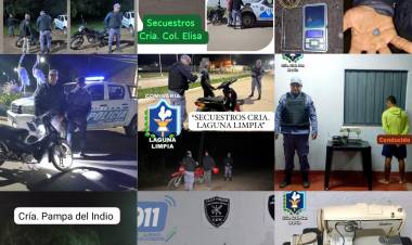 FINALIZÓ EL OPERATIVO “LINCE” CON IMPORTANTES RESULTADOS EN DISTINTAS LOCALIDADES