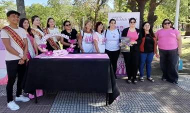 "TU LUCHA NOS INSPIRA": CONCIENCIACIÓN SOBRE CÁNCER DE MAMA EN VILLA ÁNGELA