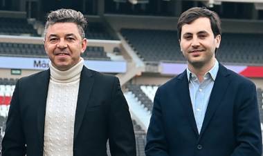 RIVER: PRIMER CARA A CARA ENTRE DI CARLO, GALLARDO Y EL PLANTEL