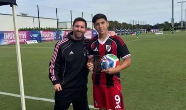 QUIÉN ES BRUNO CABRAL, EL GOLEADOR DE RIVER EN LA MESSI CUP