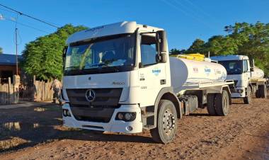 SAMEEP CONTINÚA CON LA ASISTENCIA DE AGUA POTABLE A LOS MUNICIPIOS DE TODA LA PROVINCIA