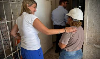 AVANZA LA OBRA DE REFACCIÓN Y AMPLIACIÓN DEL CENTRO DE SALUD DE VILLA RÍO NEGRO