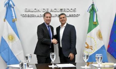 ZDERO RECIBIÓ A DIEGO SANTILLI PARA AVANZAR EN LA REFORMA LABORAL, OBRAS Y TEMAS CLAVES PARA EL CHACO