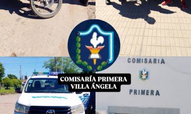 VILLA ÁNGELA: DETENIDO POR CIRCULAR EN UNA MOTO QUE SUSTRAJO AYER