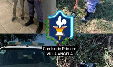 VILLA ÁNGELA: EFECTIVOS DE LA COMISARÍA PRIMERA RESTITUYERON UN TELÉFONO A SU PROPIETARIO