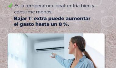 ANTE LA OLA DE CALOR: SECHEEP RECUERDA LA IMPORTANCIA DEL USO EFICIENTE DE LA ENERGÍA