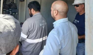 SAMEEP RESTABLECIÓ EL SERVICIO DE AGUA POTABLE EN LOS FRENTONES, TRAS LA CAÍDA DE UN RAYO