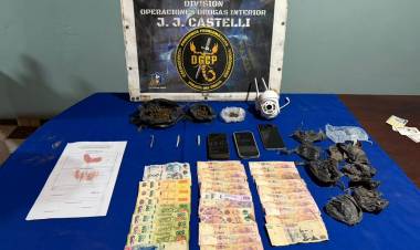 ALLANAMIENTO POR NARCOMENUDEO: SECUESTRAN DROGA, DINERO Y CELULARES