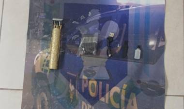 DU GRATY: FUE PRESO POR ROBAR ELEMENTOS DE UN COMERCIO