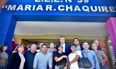 PRESIDENCIA DE LA PLAZA: EL GOBERNADOR ZDERO INAUGURÓ EL NUEVO EDIFICIO DE LA ESCUELA ESPECIAL N° 39