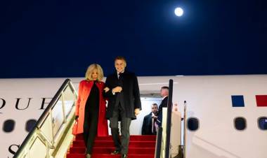 MACRON SE DEFIENDE DE OPINIONES DE TRUMP ACERCA DE SU RELACIÓN MARITAL