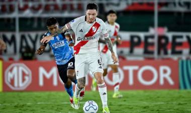 RIVER SE TRAJO UN SUFRIDO PUNTO DE BOLIVIA EN SU DEBUT POR SUDAMERICANA