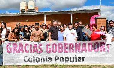 COLONIA POPULAR: MÁS FAMILIAS CUMPLIERON EL SUEÑO DE LA CASA PROPIA