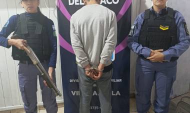 VILLA ÁNGELA: FUÉ DETENIDO POR LESIONES Y AMENAZAS A UNA MUJER 