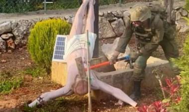ISRAEL SANCIONARÁ A DOS SOLDADOS QUE DAÑARON UNA ESTATUA DE JESUCRISTO
