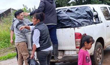 EL GOBIERNO PROVINCIAL ASISTE A MÁS DE 500 FAMILIAS EN PAMPA DEL INDIO TRAS LAS INTENSAS LLUVIAS