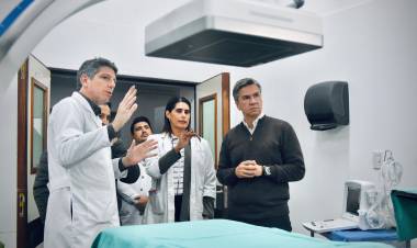 HOSPITAL PERRANDO: EL GOBERNADOR ZDERO SUPERVISÓ OBRAS Y ENTREGÓ EQUIPAMIENTOS DE ALTA TECNOLOGÍA