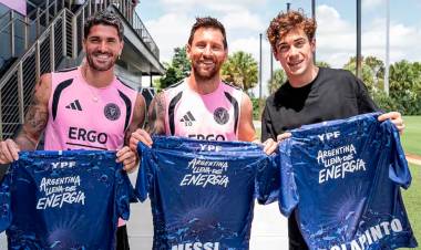 SUEÑO CUMPLIDO: FRANCO COLAPINTO CONOCIÓ A LIONEL MESSI EN MIAMI